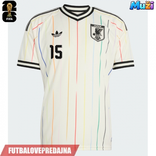 Lacne Muži Futbalové dres Japonsko Daichi Kamada #15 MS 2026 Krátky Rukáv - Preč
